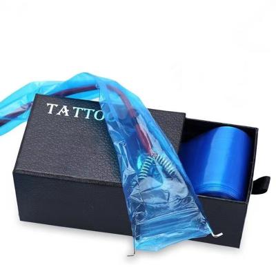 China Disposable Disposable Tattoo Machine Clip Plastic Rope Sleeves Permanent Makeup Tattoo Machine Clip Rope Bag for sale