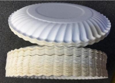 China 14.5X14.5CM PLA Beschikbare Met de hand gemaakte Ronde Witte Taartbestellingplaat Te koop