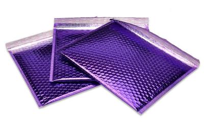 China 160*230mm Moisture Proof Bubble Envelope Purple pet aluminum foil bubble envelope bag for sale