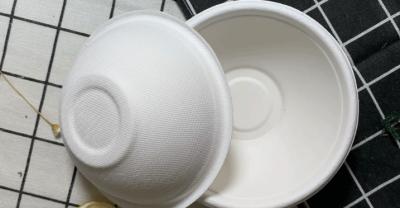 China Bacia de papel descartável biodegradável, trigo Straw Fast Food Bowl à venda