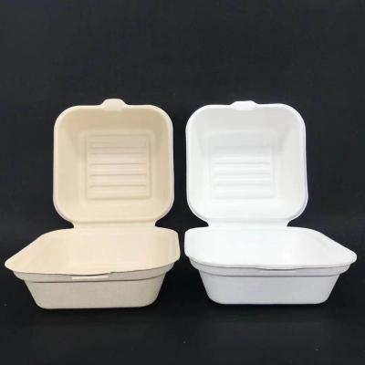 China 3 deel Natuurlijke Tarwe Biologisch afbreekbaar Straw Lunch Bento Box Disposable Te koop