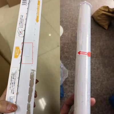 China El acondicionamiento de los alimentos PE suave se aferra película en el rollo 30cm*60m*10mic con la flecha en venta