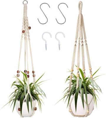 China 2 Pack Modern Plant Hangers, Hanging Planter for Indoor Plants Decorative Macrame Pot Hanger for Home Decor for sale