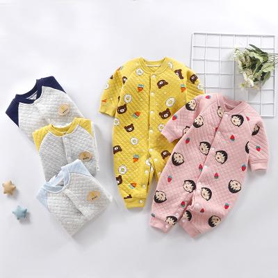 China Newborn Baby Breathble Baby Overalls Girls Winter Comfy Infant Boys Rompers for sale