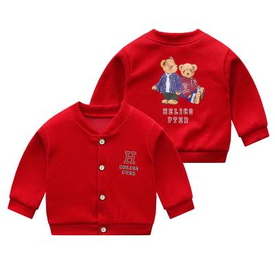 China Korean Kids Winter Children Little Toddler Babies Anti-Shrink Sweater Infant Cardigan Clothes Boutiques Baby Unisex Clothes for sale