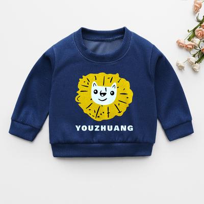 China Custom Anti-Shrink Toddler Baby Kids Boys Girls Clothes Long Sleeve Hoodies Solid Color Hoodie Sweatshirt Tops for sale