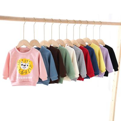 China 2021 New Design Kids Cartoon Children's Sweatshirt Baby Boys Girls Hoodies Anti-Shrink Casual Hoodies For Children for sale