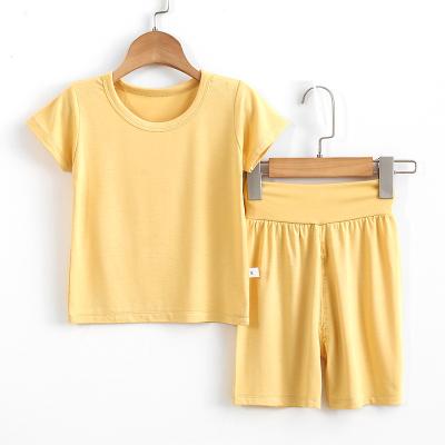 China Cheap Kids Summer Cotton Shorts Sleeve Suit Anti-Shrink Baby Boy Clothes Set Girls Clothing Sets Kids Clothes Wholesale for sale