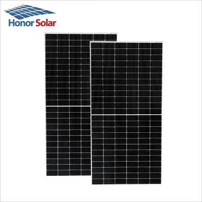 China Maximum Output 455W Mono Silicon Solar Panel Cells Module High Efficiency High Quality High Quality Half Renewable Energy for sale