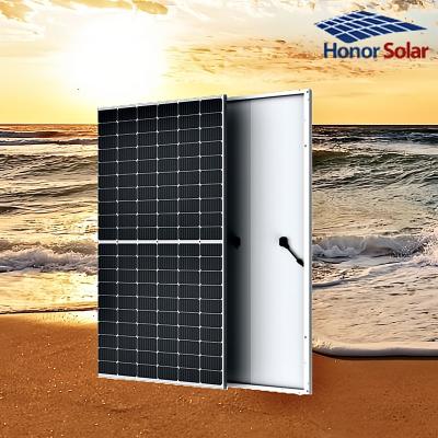 China Silicon Half Cut PV 410W 430W 440W 445W 450W Solar Panel Module Monocrystalline Clear Energy Polysilicon Solar Panel for sale