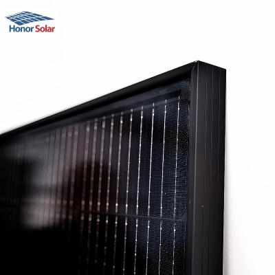 China Cerstified Silicon 360W Mono All Black Solar Panel For PV Model Wholesale Solar Panel Solar Products 360W for sale