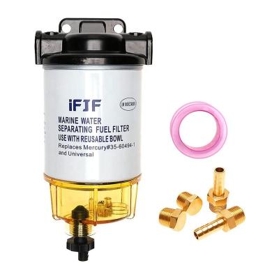 China 35-60494-1 Fuel Water Separating Filter 3/8 Inch NPT Port For Mercury Outboard Engine S3213 B32013 18-7932-1 18-7922 18-7932 35-60494-1 for sale