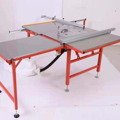 China Easy Carry Slide Fold Table Saw Machine Woodworking Machine Building Material Stores For Furniture for sale