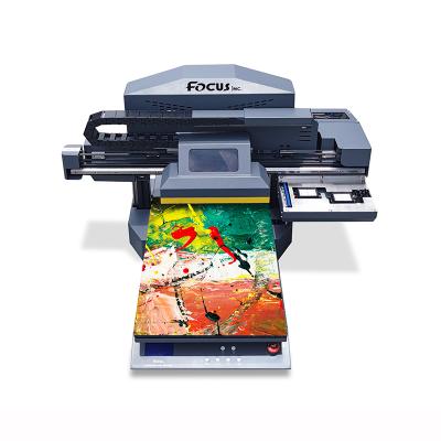 China Garment Shops Combo-jet Glossy Varnish 8 Color Office Rotary Flatbed A3 UV Led Printers for sale