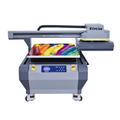 China professional metal impresora focusij mark de plana cama metal impresora rotary white varnish a3 a3 acrylic wood uv led flatbed printer ABS PVC glass leather plastic for sale