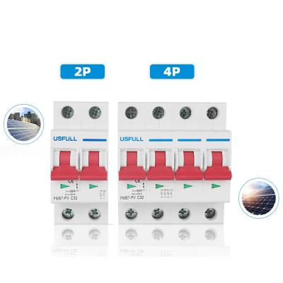 China PV System USFULL DC MCB Popular In Africa Market Automated Production 32A Miniature Circuit Breaker for sale