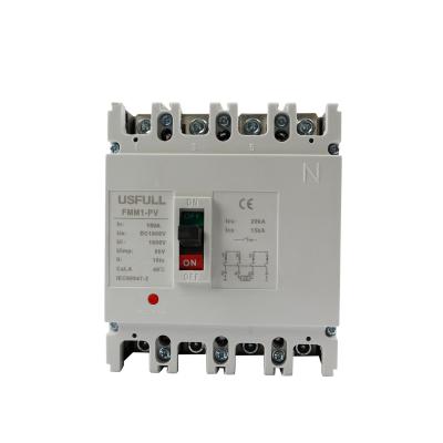 China Solar PV System USFULL 4 Solar PV Pole 400A 500A 630A Cast Case Circuit Breakers DC1000V DC MCCB IEC CE Certificate for sale