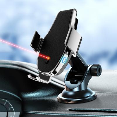 China Universal Car Wireless Mount Charger Stand 15W Smart Car Phone Infrared For iPhone 12 pro 13 11 XR X Fast Wireless Charging Charger for sale