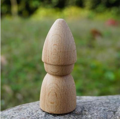 China China DIY Doll's Natural Unfinished Wooden Wood Crafts Peg Doll. for sale