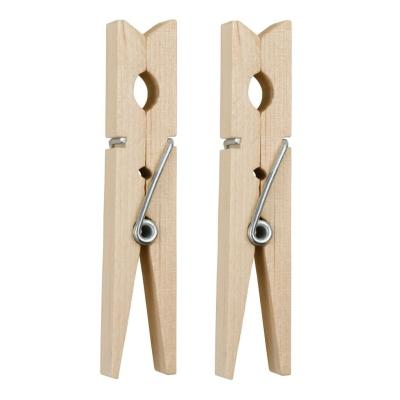 China Eco-friendly Retractable Clothesline Clothespin Travel Cloth Safe Hot Selling Wooden Peg for sale