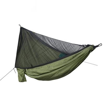 China Universal Outdoor Parachute Adult Folding Nylon Camping Hammock With Mosquito Net for sale