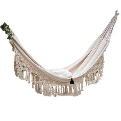 China Modern Luxury Double 2 Person Macrame Hammock Swing Chair for sale