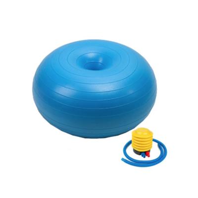 China Durable Exercise Balance Pilates Workout Gym Donut Yoga Ball With Pump for sale