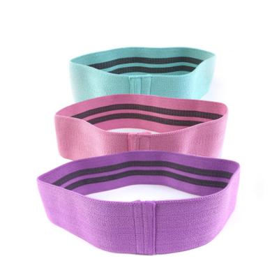 China Eco-friendly custom made daily/gym/train/sport polyester/yoga/home resistance fitness hip latex band for sale