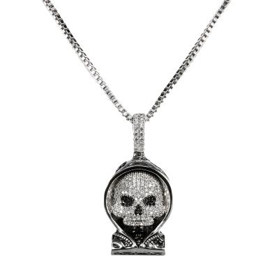 China Hiphop Ghost Chef Sterling Silver Jewelry Necklace pendant for Hallowmas for sale