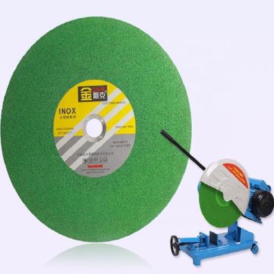 China High Quality MPA EN12413 Standard With One Cutting Discs 16 Inch 3.2mm Mesh Green Single Pointed Metal Cut Wheel for sale