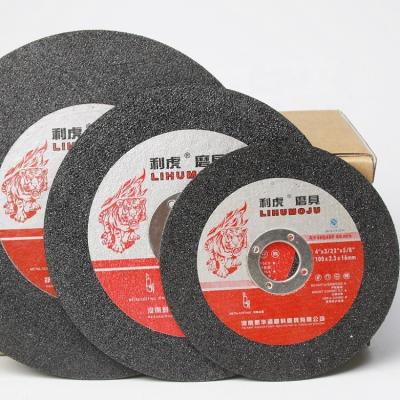 China Durable 4 Inch 2.5mm Black Fast Metal Cutting Disc for sale