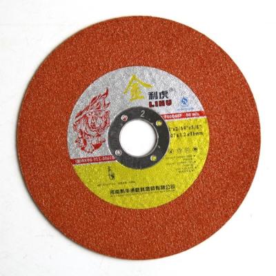 China High Quality 4 in 1.5mm China Manufacture Supply Thin Red Single Net Phenolic Resin Abrasive Metal Round Cutting Discs for sale