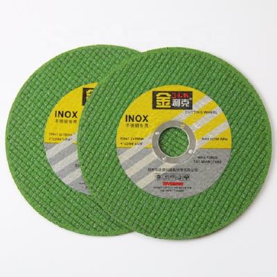 China Durable 4 In 1.6mm China Factory Supplies Abrasive Cut Off Disc Green Cutting Iron Double Net Fast Cutting Disc zu verkaufen