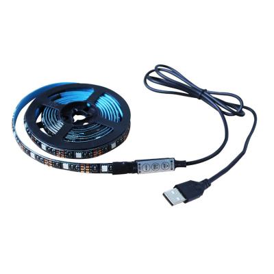 China Warehouse USB Power LED Strip 5V SMD5050 RGB LED TV Variable Background Bright Flexible DIY LED Light for sale