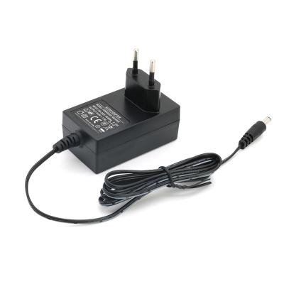 China 12V 1.5 Amp EU Plug Adapter Power Supply With DC Cable Transformer YS-M05-E1 for sale