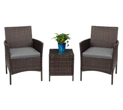 China Modern Modern Style Patio Porch Garden Sets Tables And Chairs Outdoor Rattan Furniture for sale