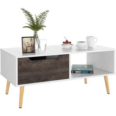 China Modern Solid Wooden Coffee Legs Cabinet Table Modern Wooden Coffee Tables For Hotel Home Living Room for sale