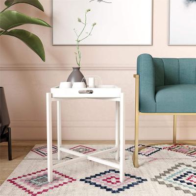 China Modern end table with removable Tray Top for sale