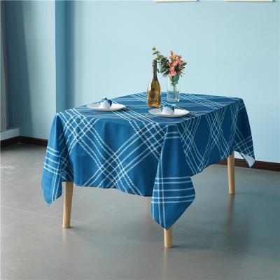 China 60x102 Inch Disposable Polyester Printed Tablecloth Waterproof Table Cloth for sale