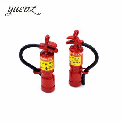 China Handmade Fire Extinguisher Punk DIY Creative Charm 3D Painting Novelty Jewelry Pendant Necklace Earrings for sale