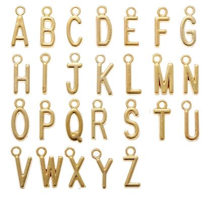 China 26pcs/set A-Z Charms Fit Jewelry DIY A-Z Necklaces Pendant Bracelets CLASSIC Zinc Alloy English Letter Metal Making S109 for sale