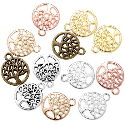 China CLASSIC Alloy 300pcs/bag Tree Of Life Metal Charms Pendants For DIY Necklace Bracelet Jewelry Making Drop Shipping Q270 for sale