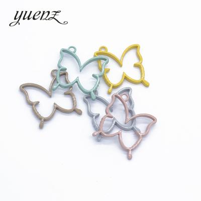 China Cute Candy Colors Butterfly Mixed Style Charm Alloy Paint Pendant For Jewelry Making DIY Fitted Necklace Earrings Accessories W56 for sale