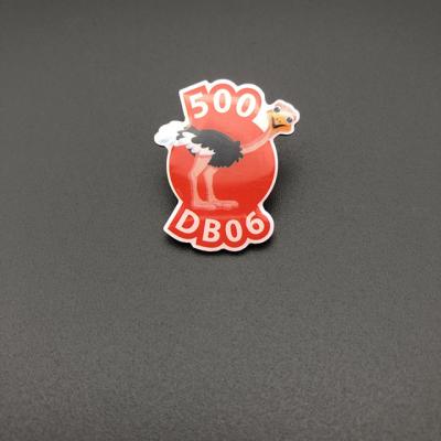 China Africa China Manufacturer Animal Cartoon Anime Custom Customized Printing Design Cheap Reverse Pin Emblem Metal Badges for sale