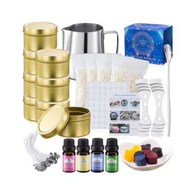 China BEESWAX DIY aromatherapy candle making set, family gift box set for sale