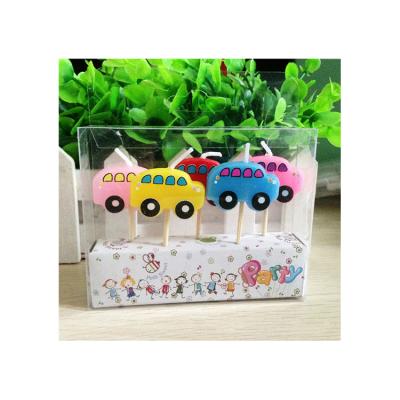 China Birthdays Giraffe Star Fruit Car and Rainbow Cartoon Birthday Candle for sale