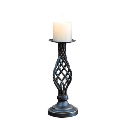 China Home Decoration Top Selling Candlestick Holder Metal Candle Holder Pillar Candle Holder for sale