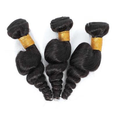 China Loose Wave 4 Extension Raw Indian Grade 12 Wholesale Cuticle Aligned 100 12a Loose Wave Hair Bundles for sale