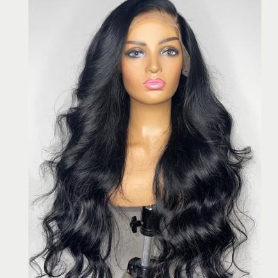 China Gray Hd Light Brown Cheap Glueless 13x6 Full Lace Body Wave Red Color Straight Human Hair Front Wigs For White Women for sale