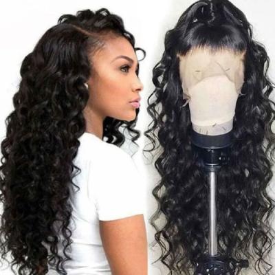 China Deep Hair Had Deep Wave Glueless Hd 30 Raw Cambodian Wave In Full Lace Wigs for sale